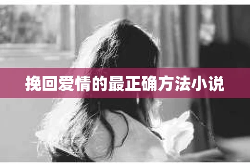 挽回爱情的最正确方法小说 挽回爱情的最正确方法小说