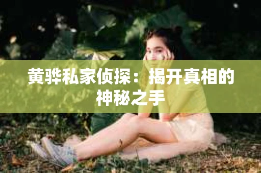 黄骅私家侦探：揭开真相的神秘之手
