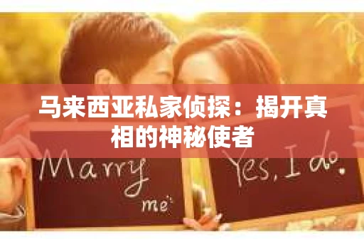 马来西亚私家侦探：揭开真相的神秘使者