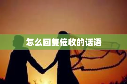 怎么回复催收的话语