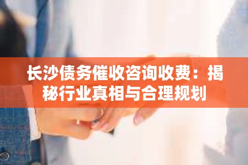 长沙债务催收咨询收费：揭秘行业真相与合理规划