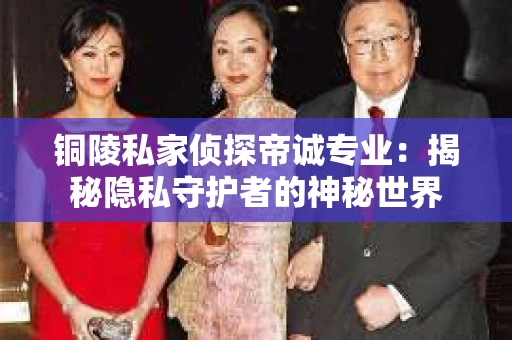 铜陵私家侦探帝诚专业：揭秘隐私守护者的神秘世界