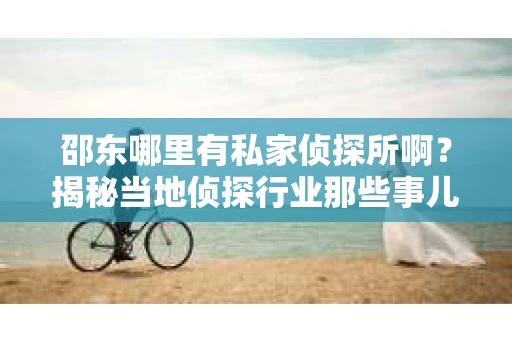邵东哪里有私家侦探所啊？揭秘当地侦探行业那些事儿