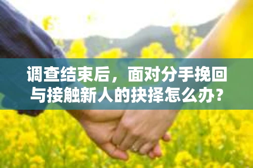 调查结束后,面对分手挽回与接触新人的抉择怎么办? 调查结束后,面对分手挽回与接触新人的抉择怎么办?