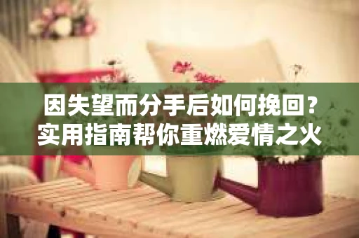 因失望而分手后如何挽回？实用指南帮你重燃爱情之火