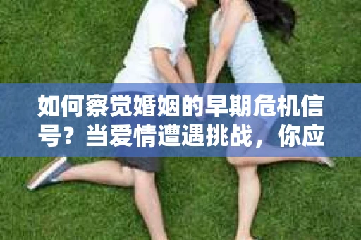 如何察觉婚姻的早期危机信号？当爱情遭遇挑战，你应该怎么办？