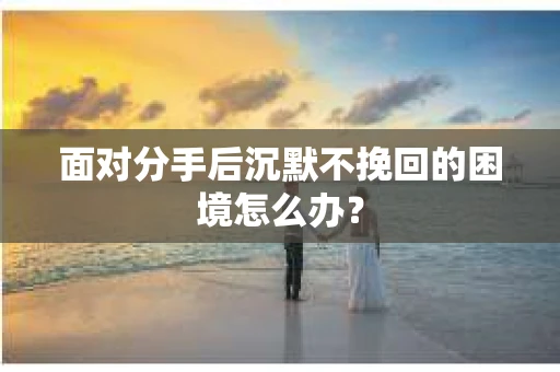 面对分手后沉默不挽回的困境怎么办？