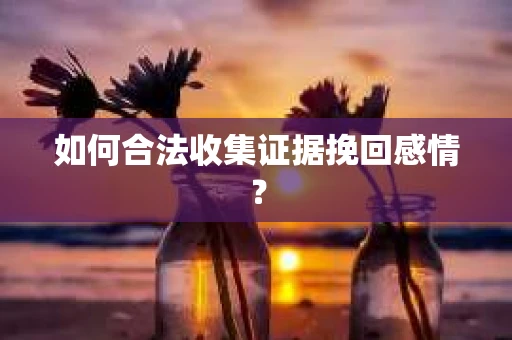 如何合法收集证据挽回感情? 如何合法收集证据挽回感情?